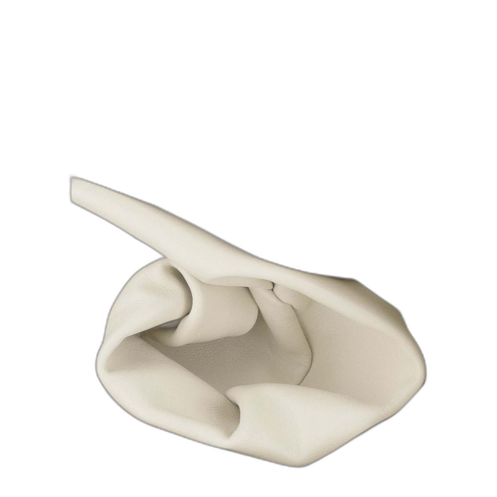 Rose Nappa Leather Clutch Bag - Image 4