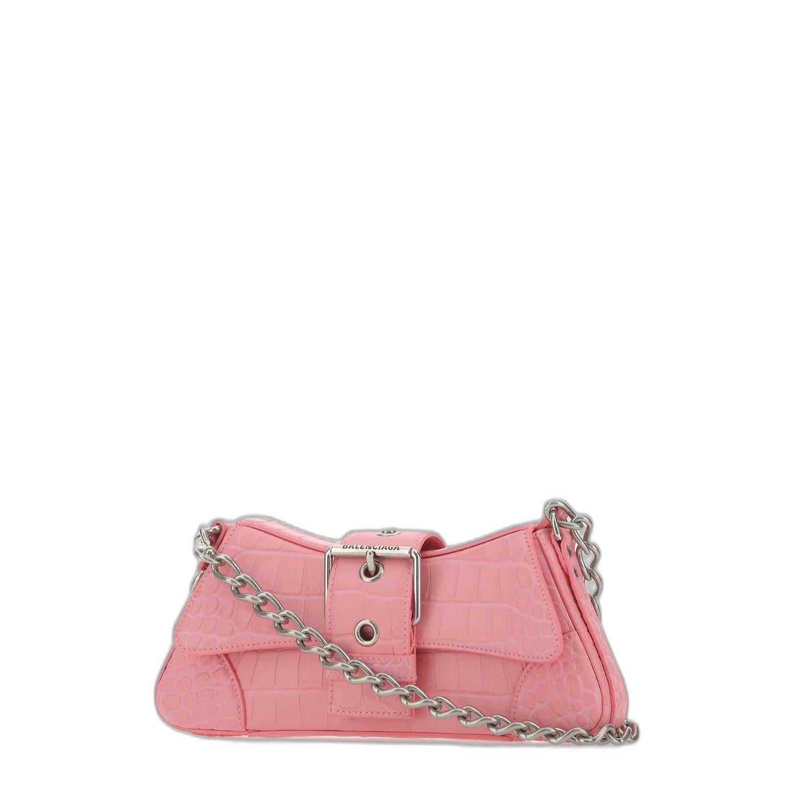 Lindsay Bag With Shoulder Strap In Pink Calfskin - Image 2