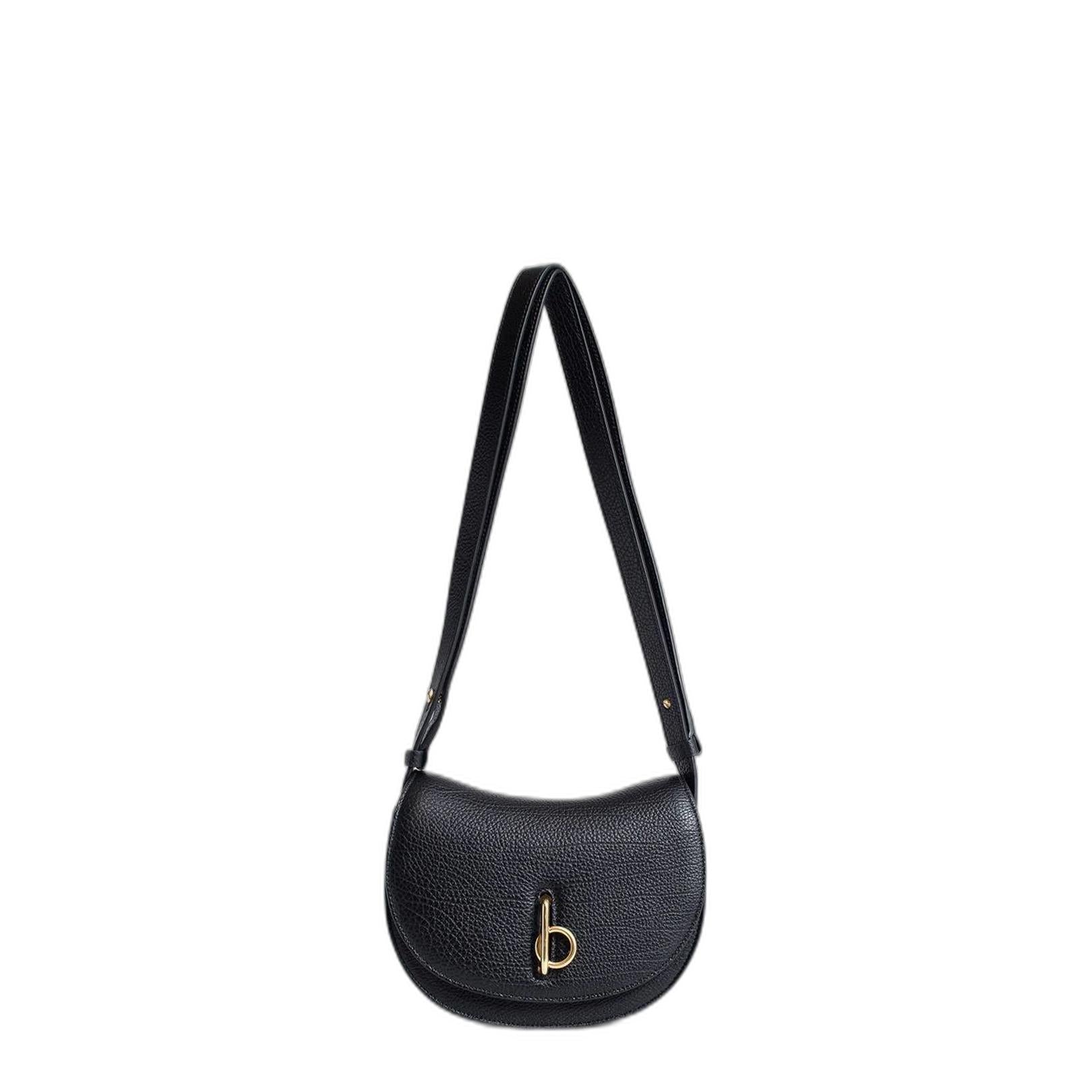 Rocking Horse Mini Lambskin & Calf Leather Crossbody Bag - Black - Image 2