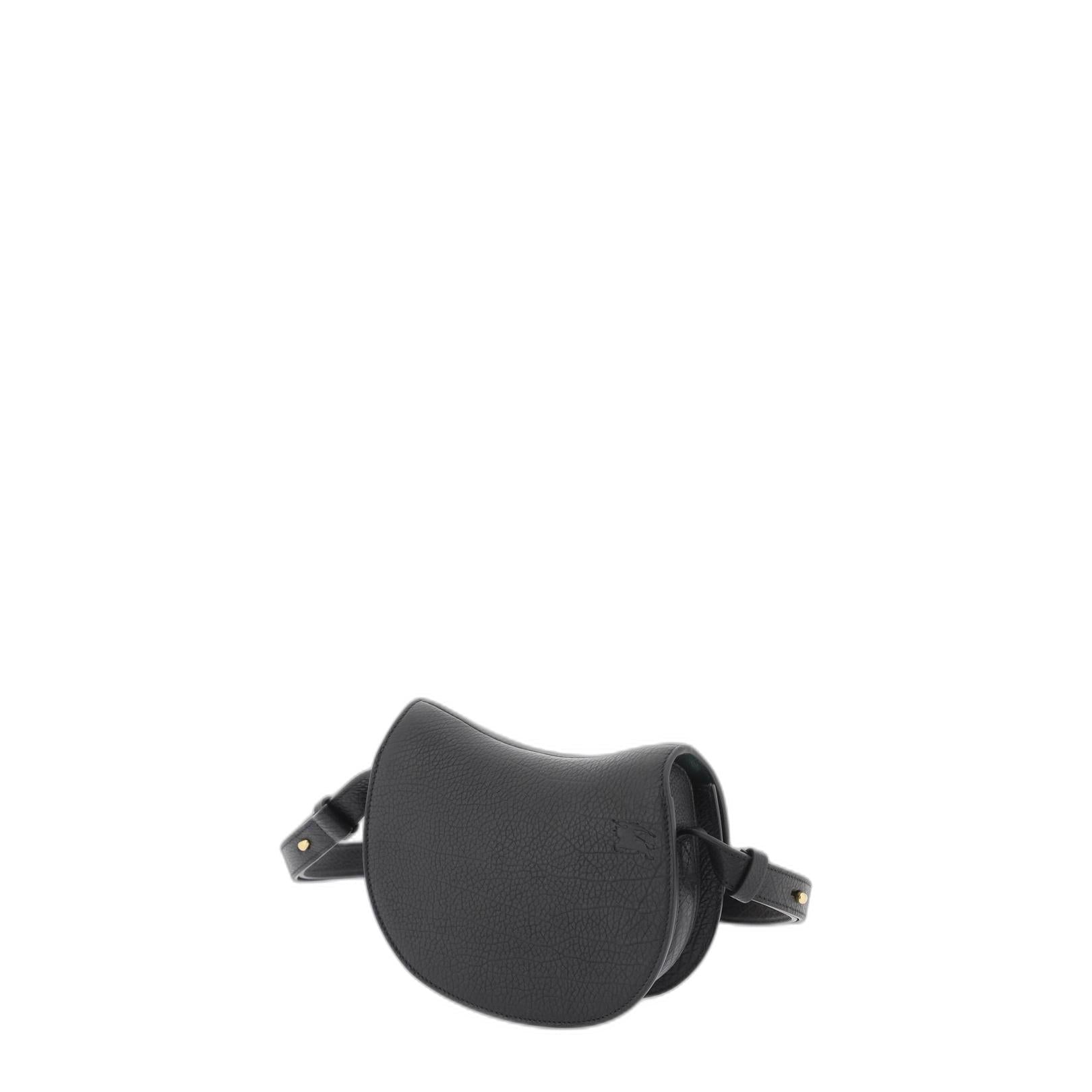 Rocking Horse Mini Lambskin & Calf Leather Crossbody Bag - Black - Image 3
