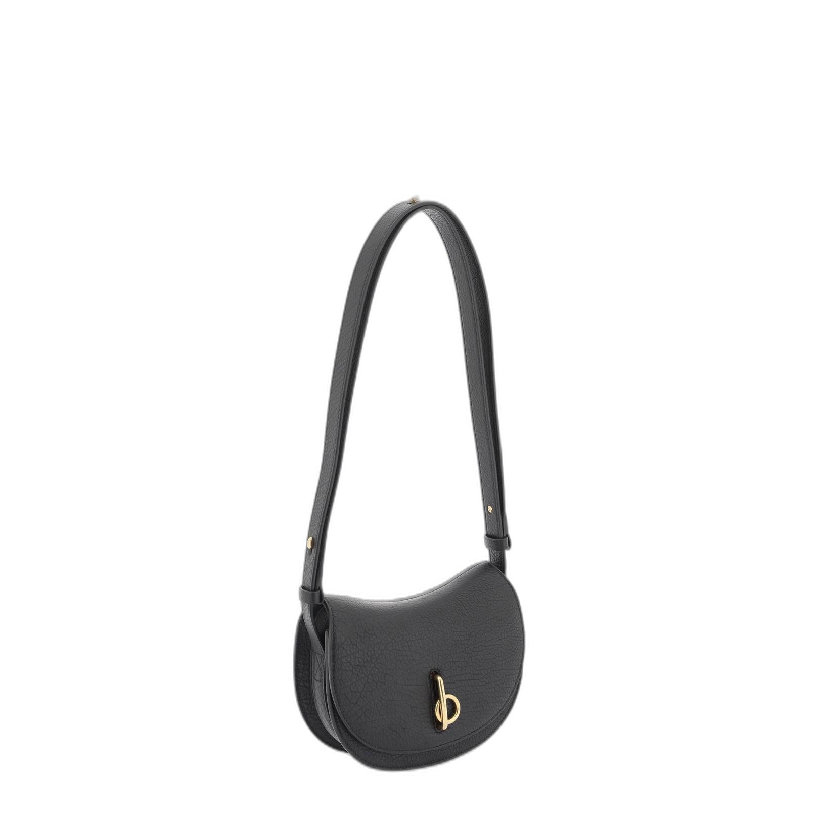 Rocking Horse Mini Lambskin & Calf Leather Crossbody Bag - Black - Image 4