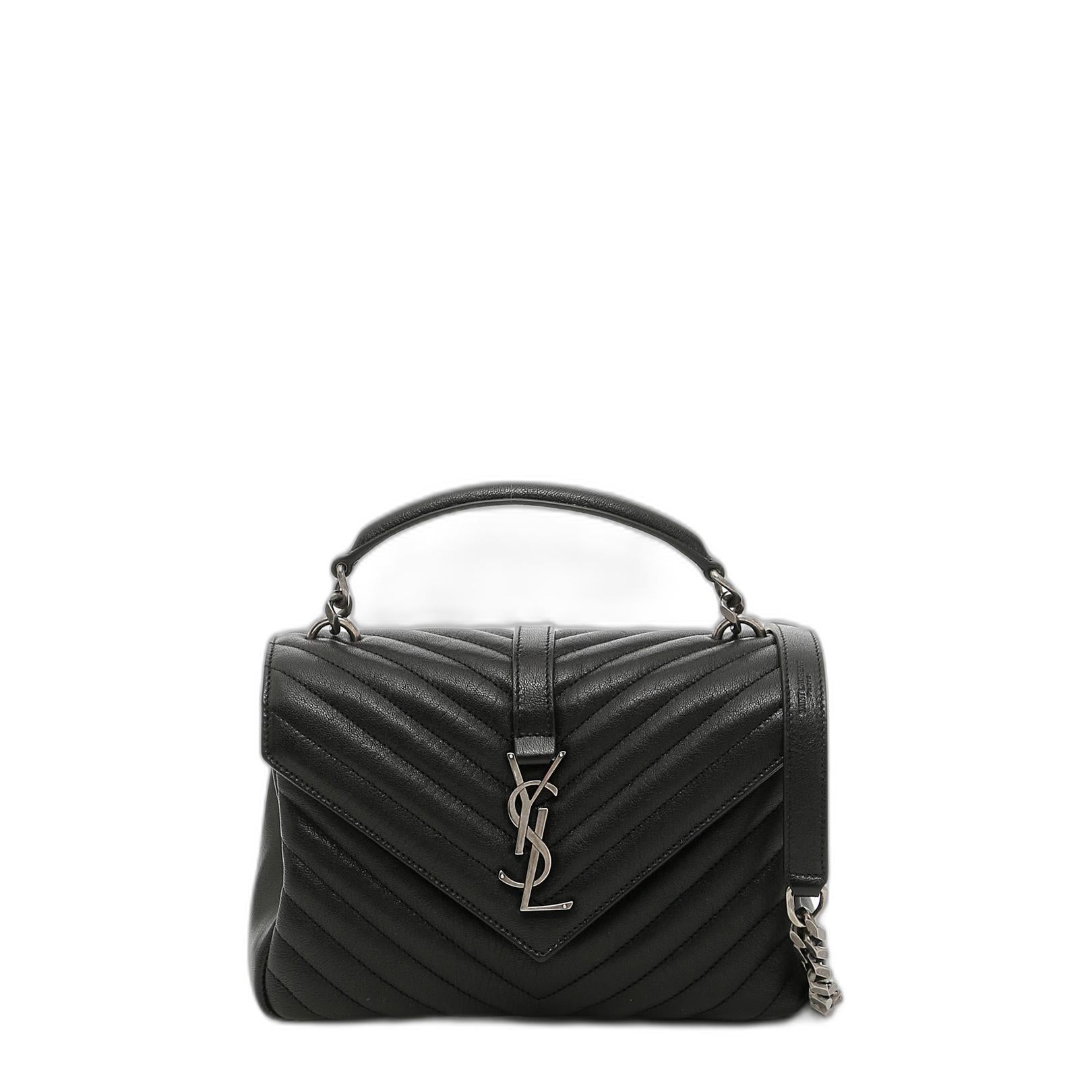 College Medium in Quilted Leather - Image 2