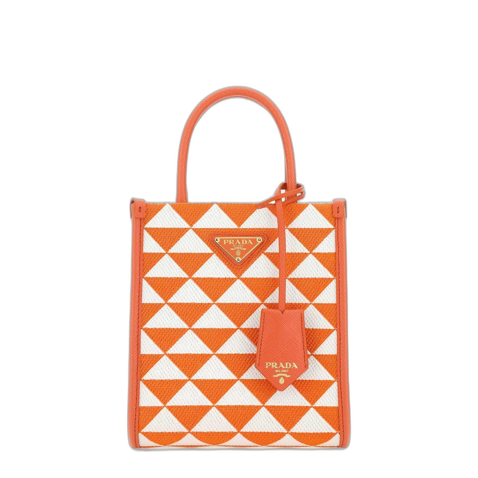 Logo Detailed Monogram Tote Bag - Image 1