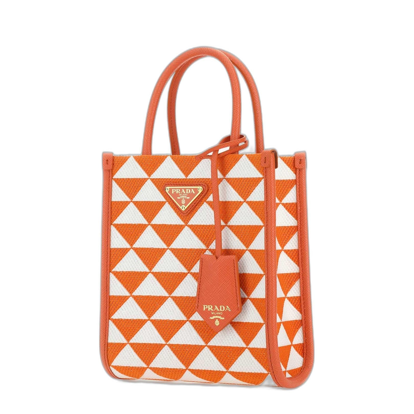 Logo Detailed Monogram Tote Bag - Image 2