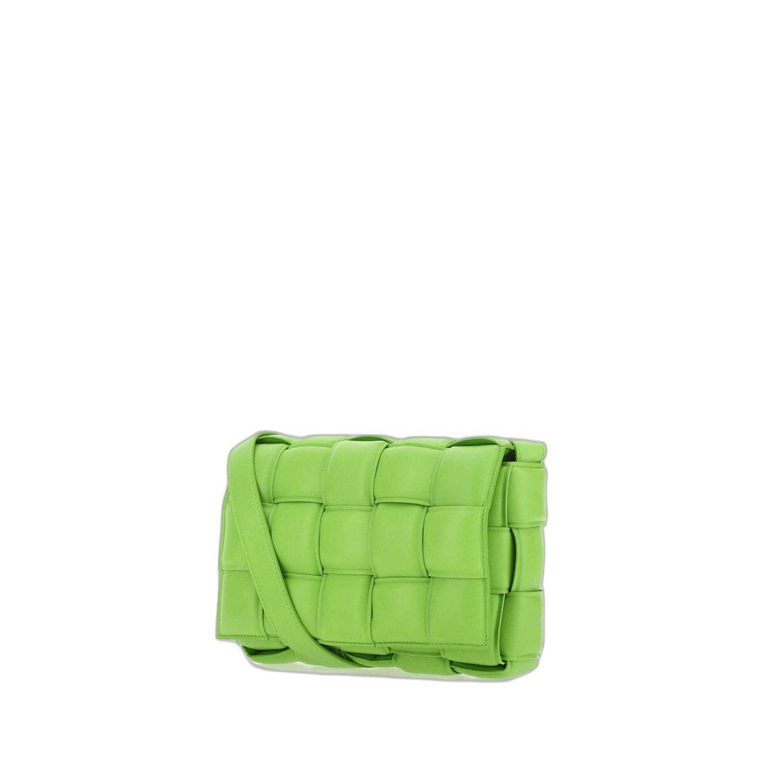 Padded Cassette Crossbody Bag Acid Green - Image 2