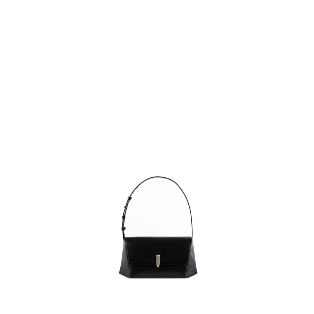 Geometric Shoulder Bag M Black - Image 1