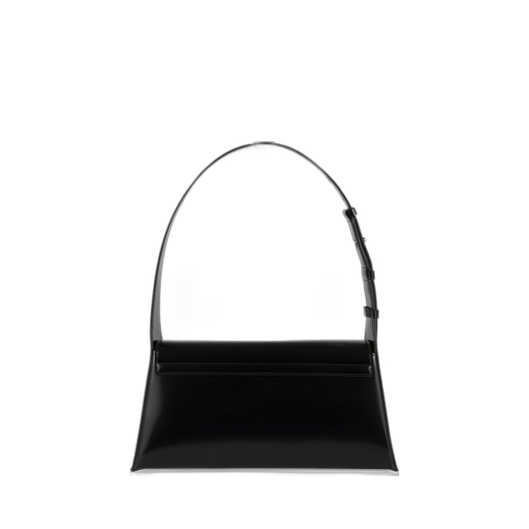 Geometric Shoulder Bag M Black - Image 3