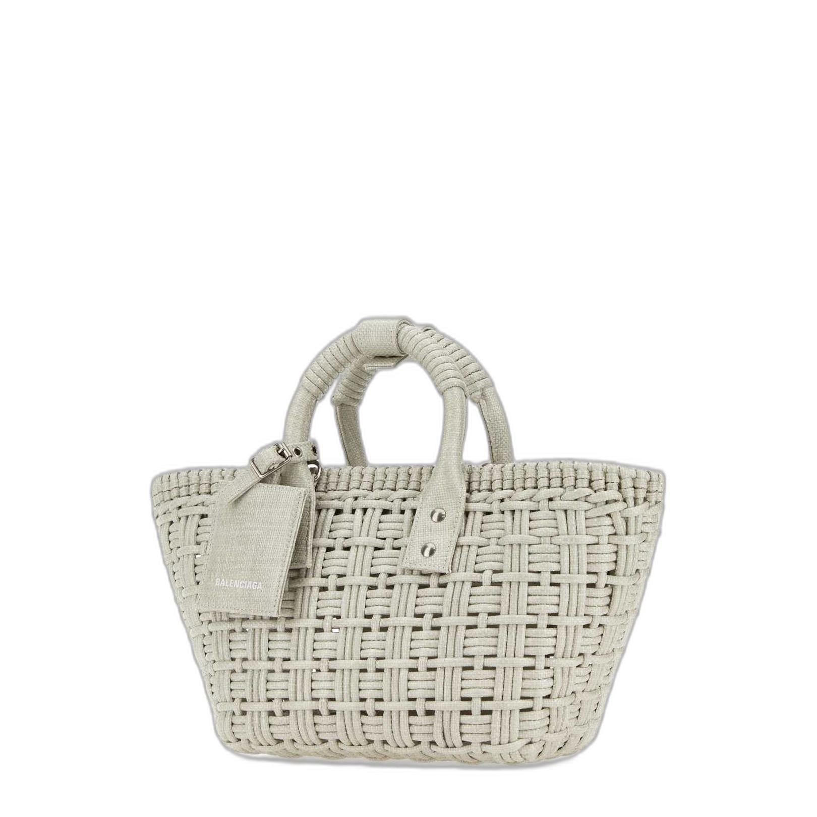 Bistro XS Cotton Tote - Sand Raffia - Image 2