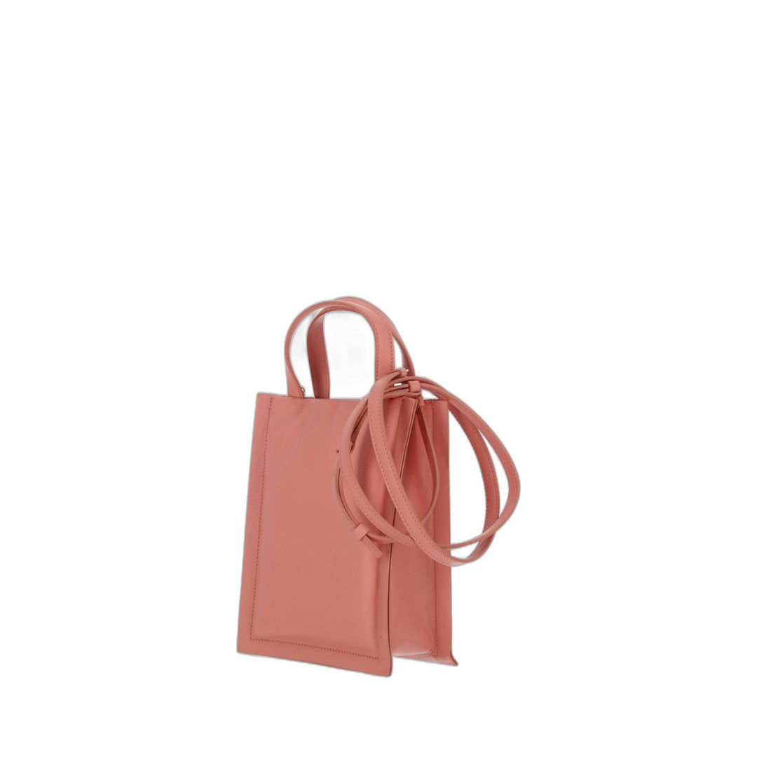 Mini Viva Top Handle Bag In Coral - Image 4