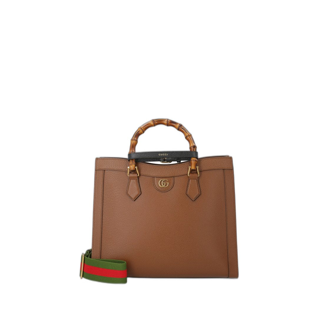 Diana Medium Leather Tote Bag - Image 1