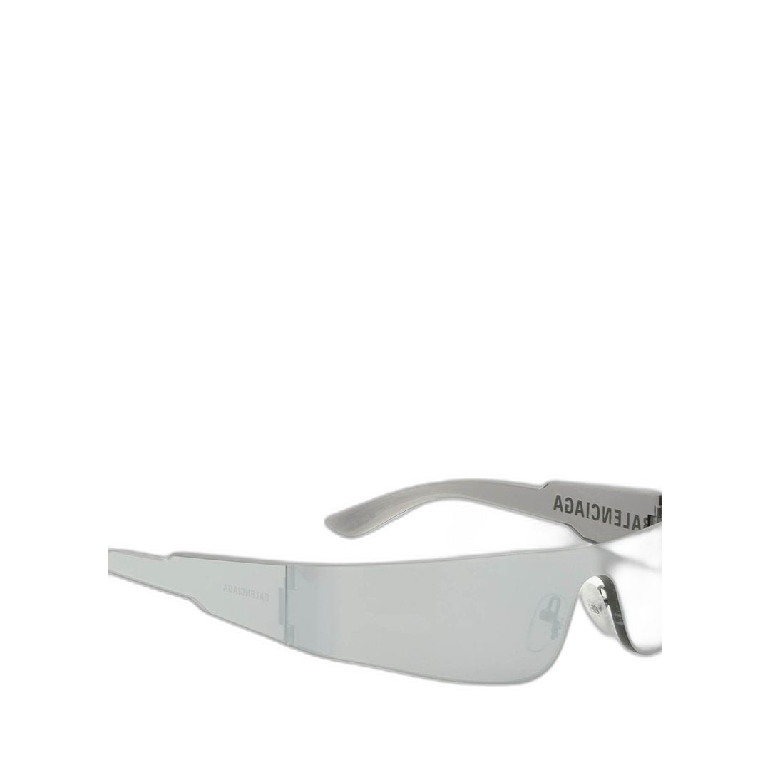 Mono Rectangle Sunglasses In Silver - Image 3
