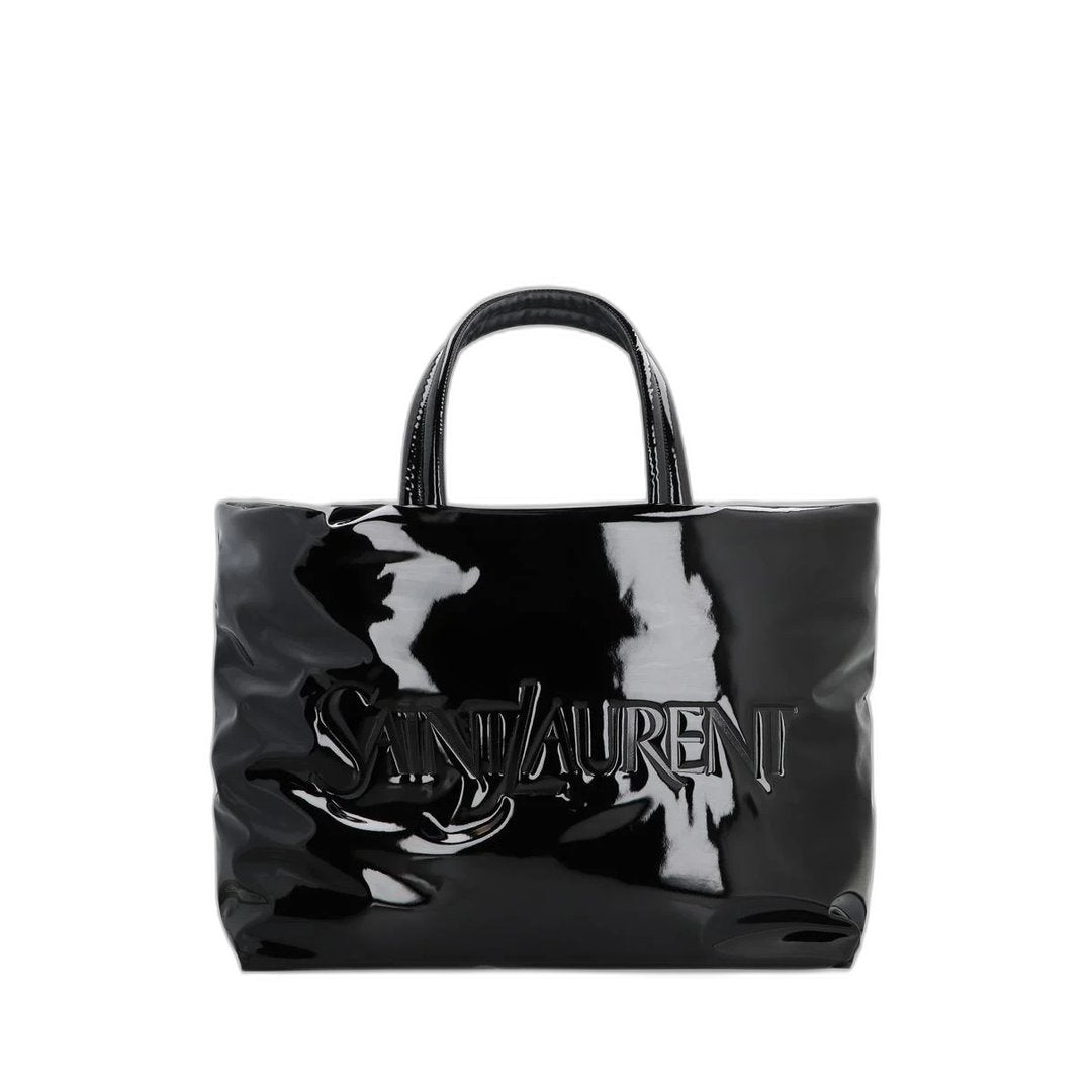 Maxi Tote In Patent Canvas - Image 1