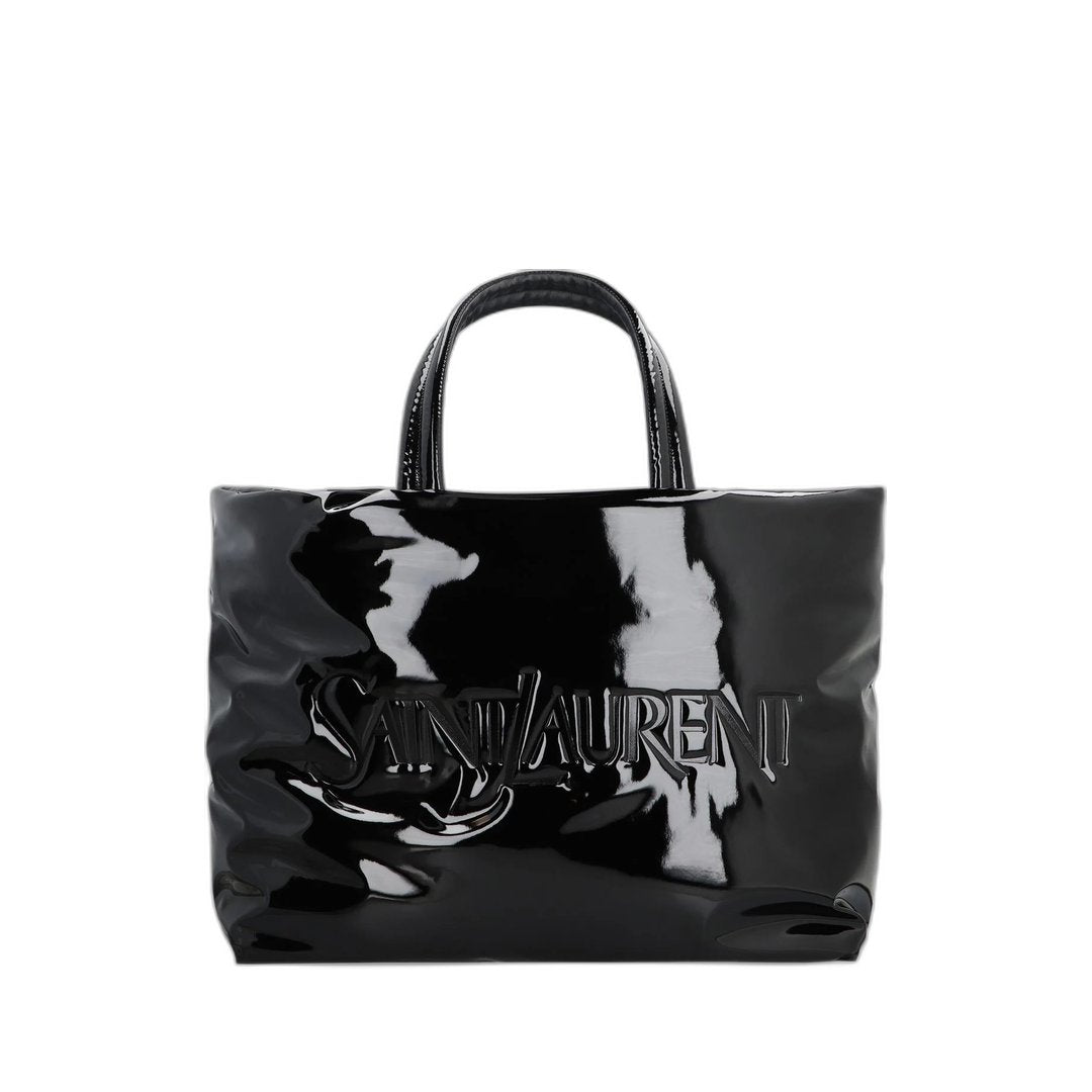 Maxi Tote In Patent Canvas - Image 2