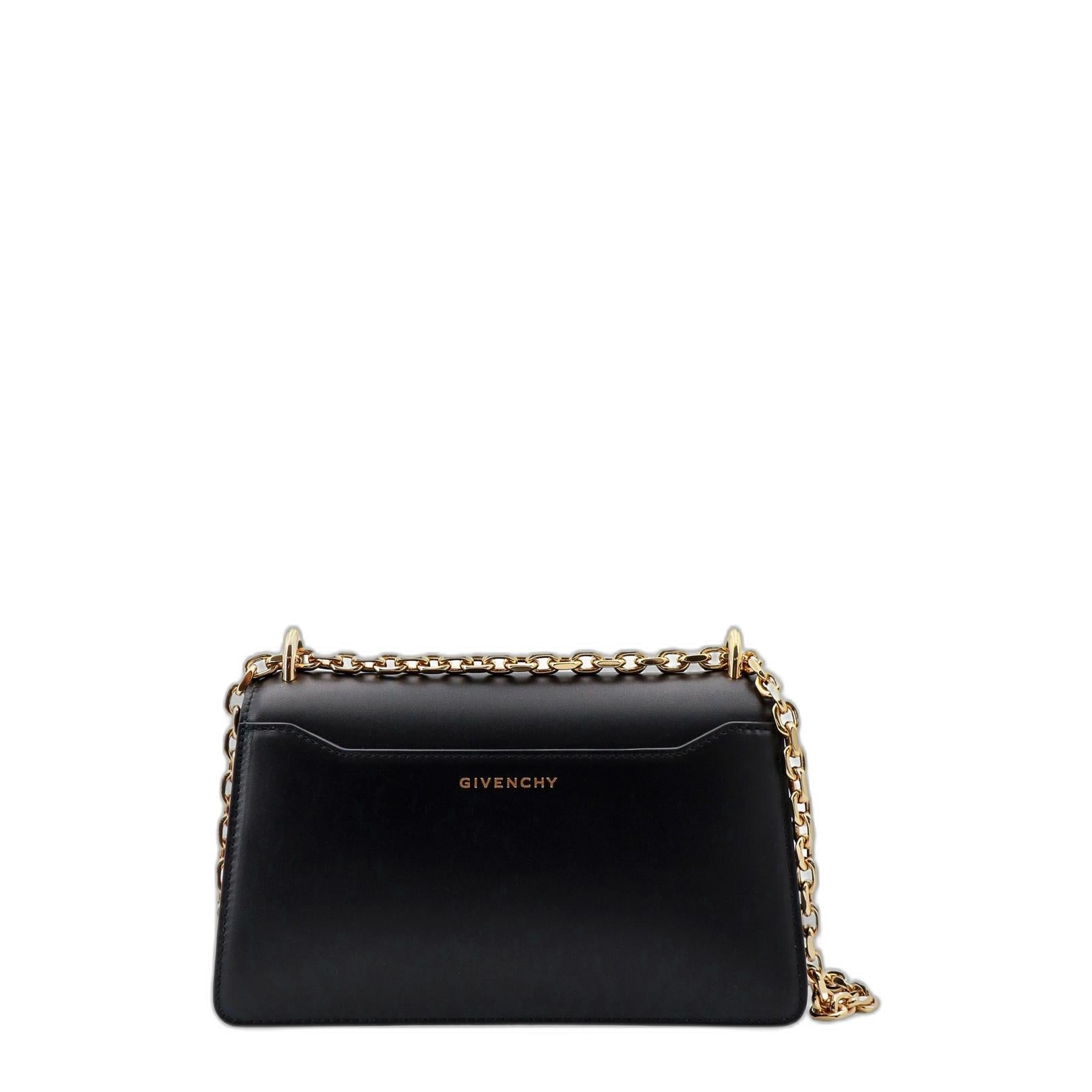 Small 4G Bag In Leather With Chain - Image 4
