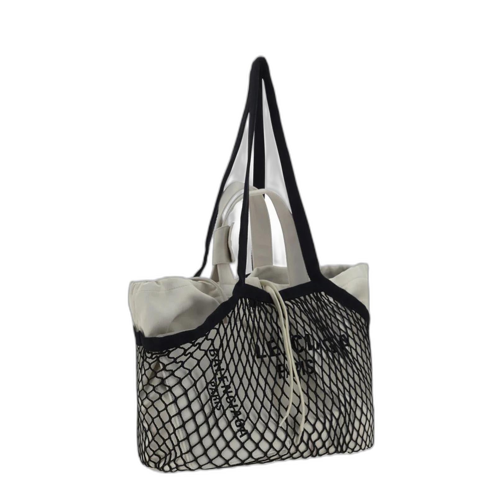 24/7 Medium Canvas Tote - Beige Black - Image 2