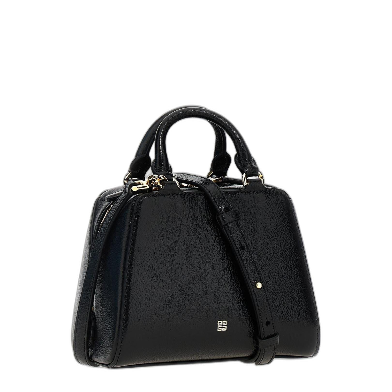Antigona Nano Cube Bag In Patent Leather - Image 2