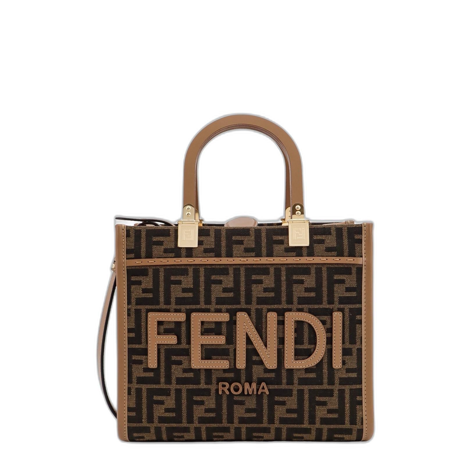 Sunshine Small in Brown Ff Jacquard - Image 1