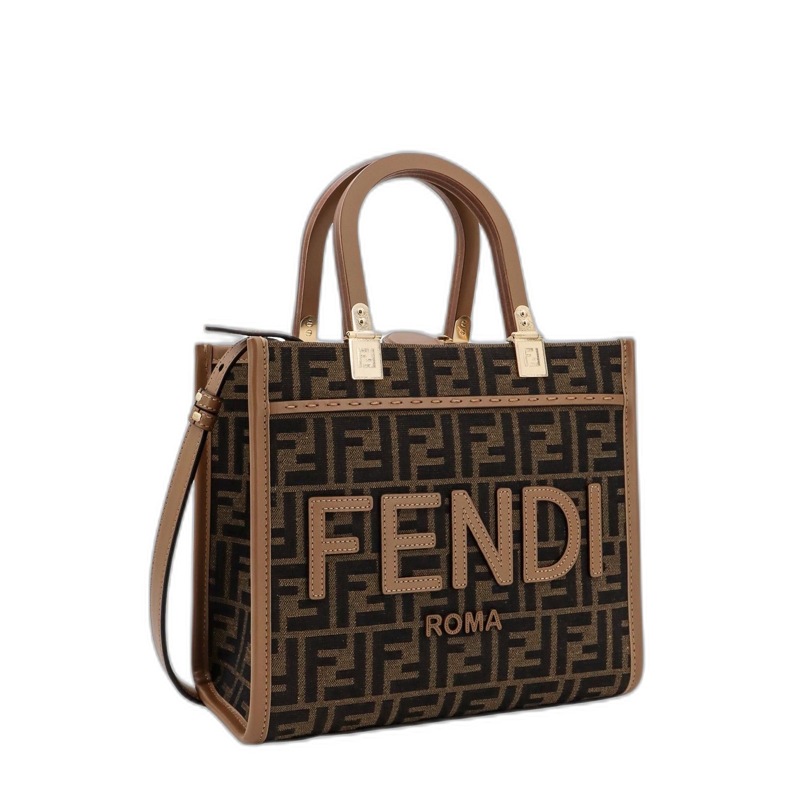 Sunshine Small in Brown Ff Jacquard - Image 2