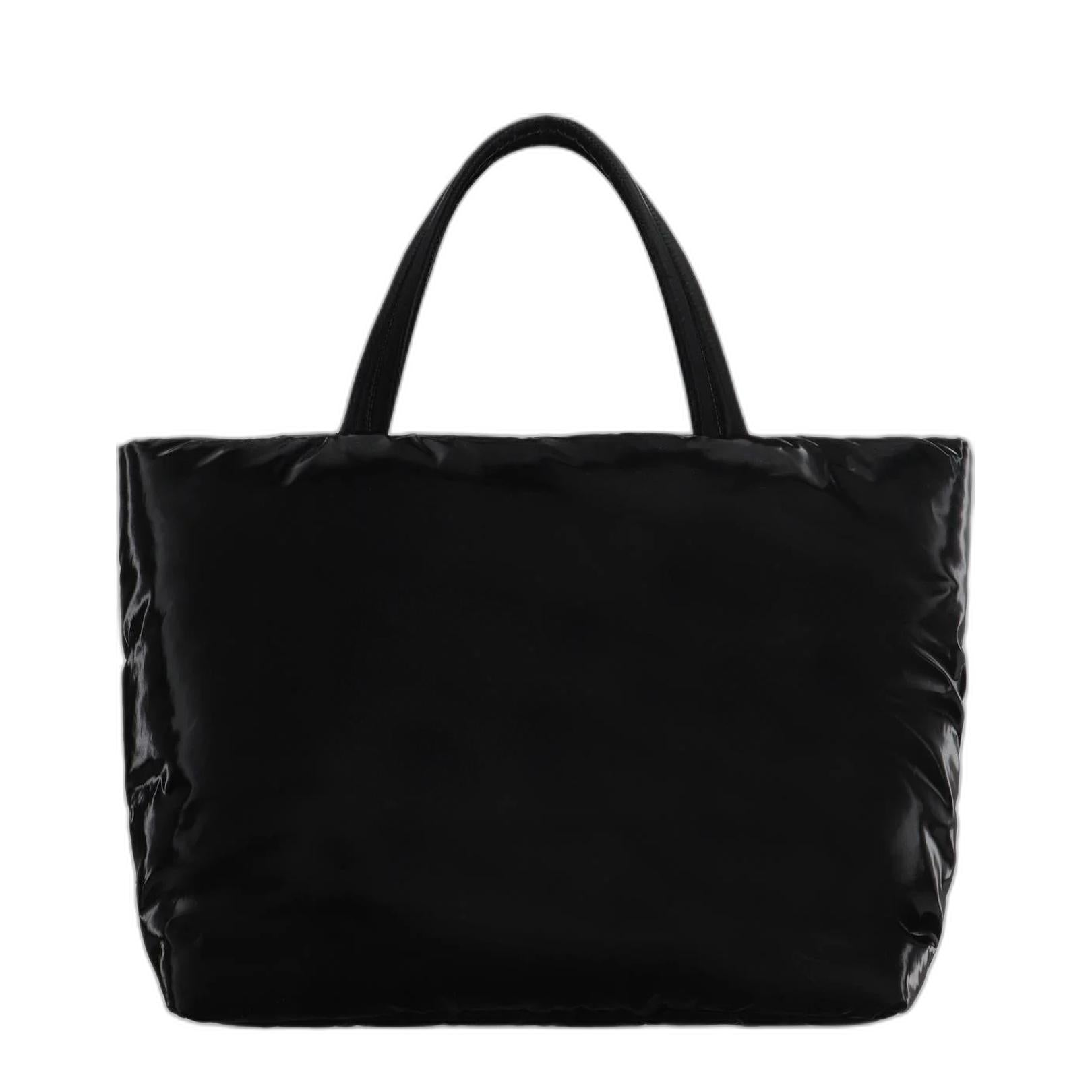 Saint Laurent Tote In Silktech Canvas - Image 3
