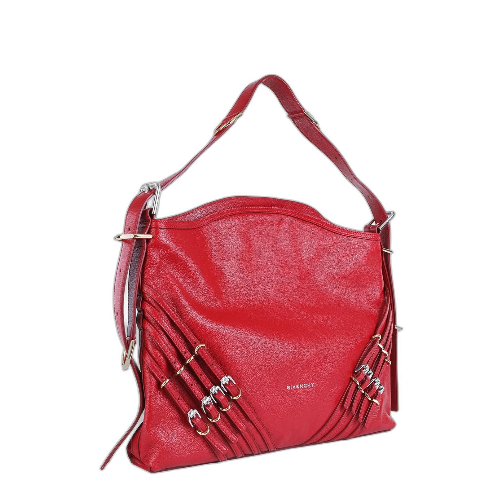 Voyou Medium Bag In Leather With Multi Buckles - Image 2
