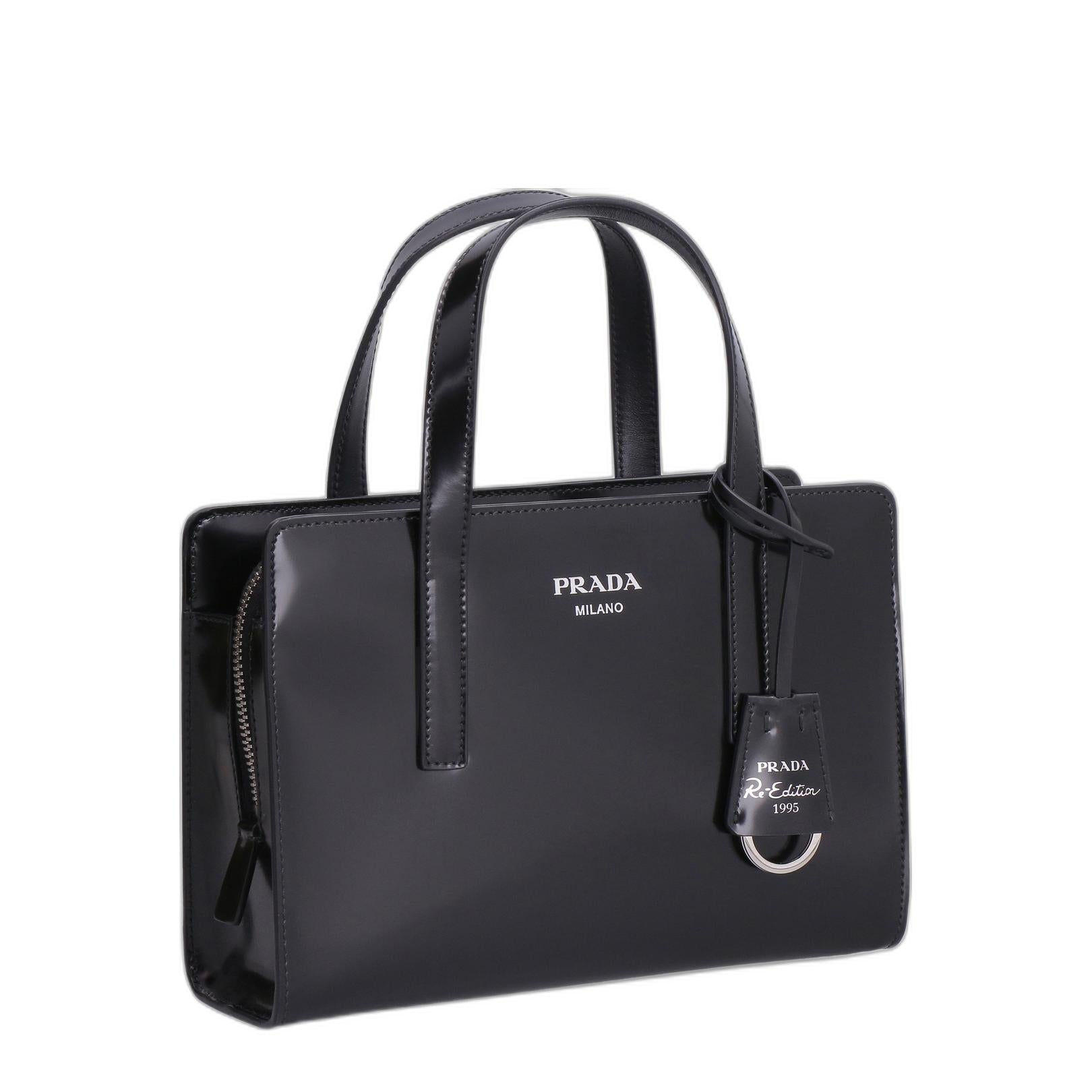 Re-Edition 1995 Top Handle Bag in Black - Image 3