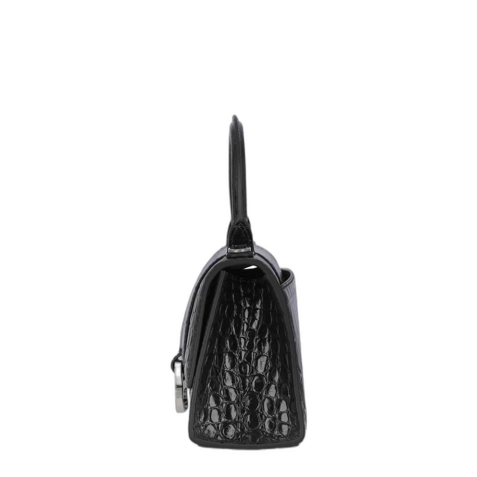 Hourglass Xs Logo Plaque Tote Bag - Image 4