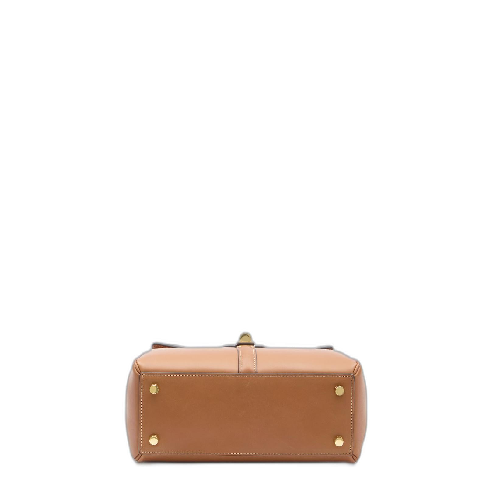 16 Small 2way Handbag in Tan Calfskin - Image 3