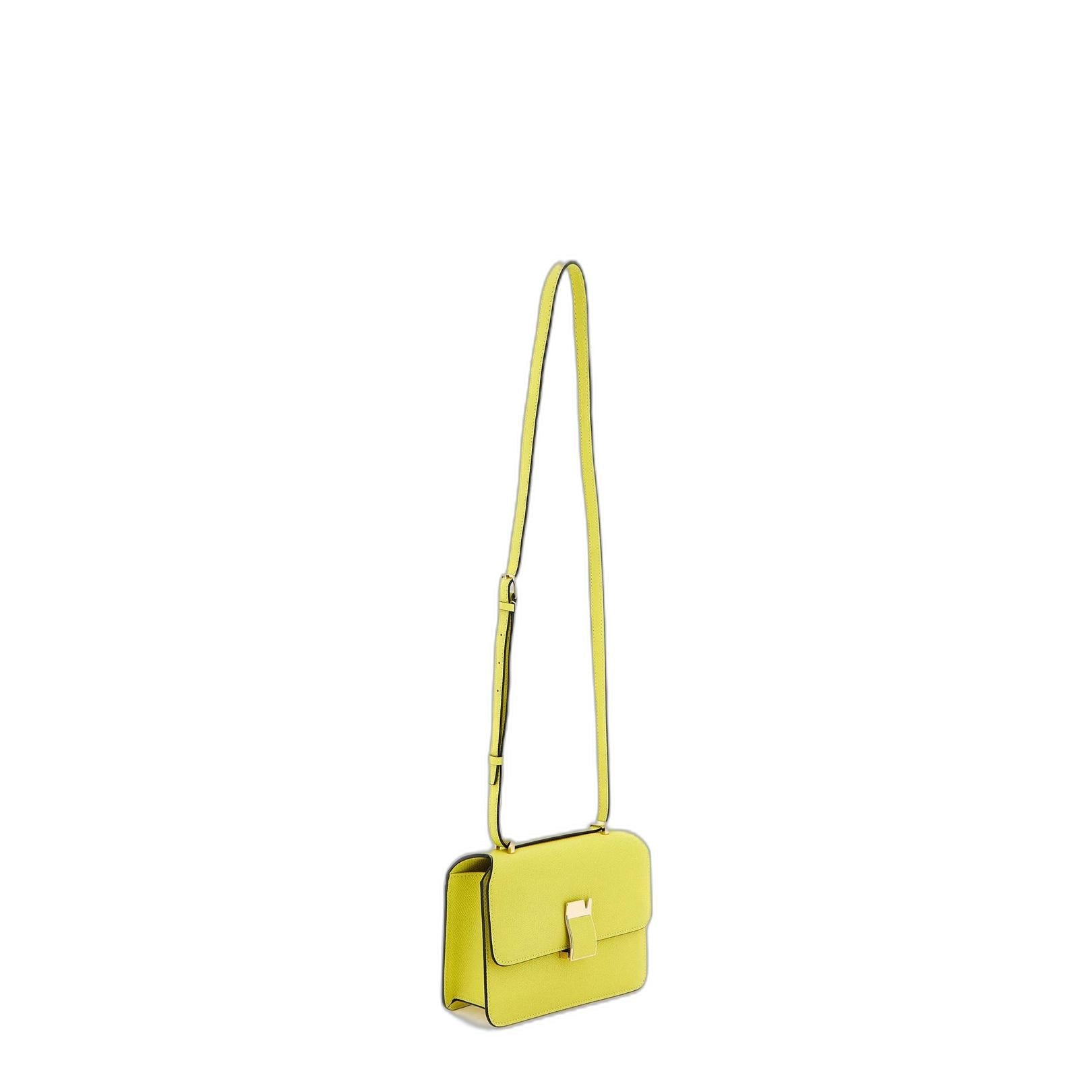 Nolo Mini Crossbody Bag in Citrine Yellow - Image 3