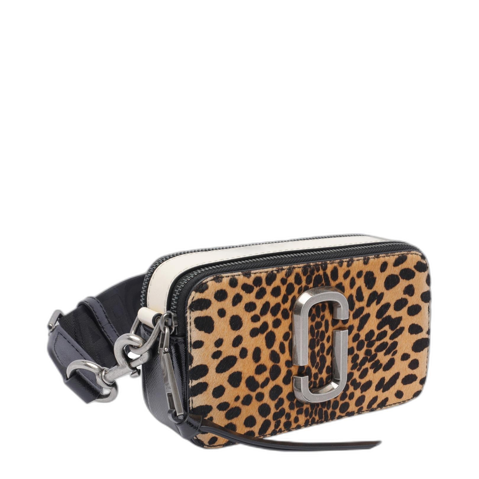 Snapshot Calf Hair Crossbody - Black Multicolour - Image 2