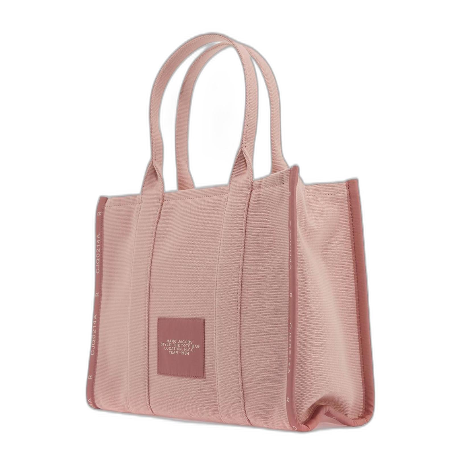 The Large Jacquard Tote In Pink - Image 2