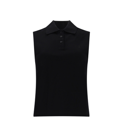 Cassandre Polo in Cotton Piqué - Image 1