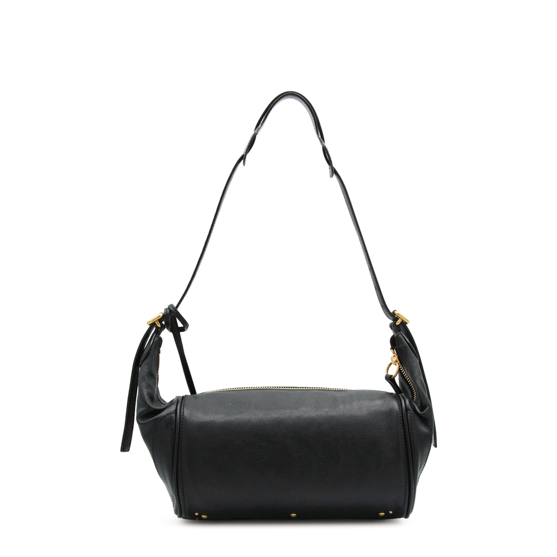 Paddington Grained Buffalo Leather Crossbody - Black - Image 5