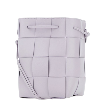 Cassette Belt-bag Leather Bucket Bags - Purple - Image 2