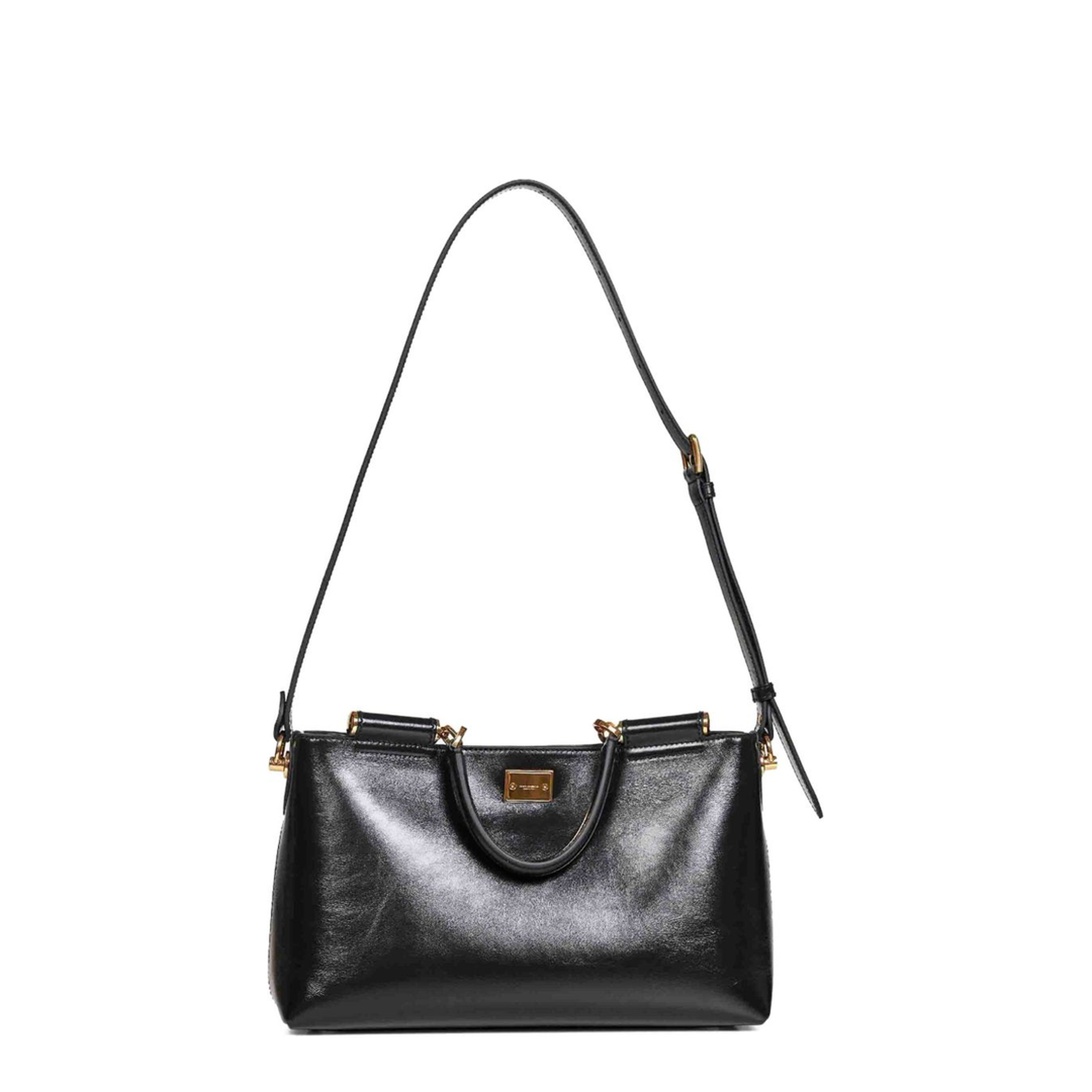 Vittoria Medium Calfskin Handbag - Black - Image 2