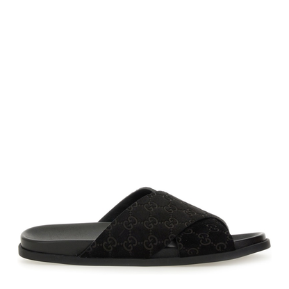 Sandal Slider with GG Pattern - Image 1