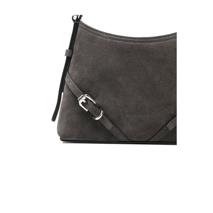 Voyou Leather Mini Bag Grey - Image 2