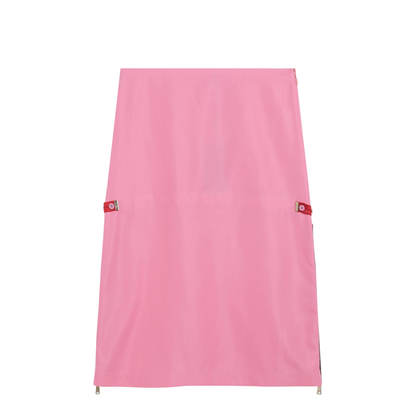 Pink Technical Viscose Skirt - Image 1