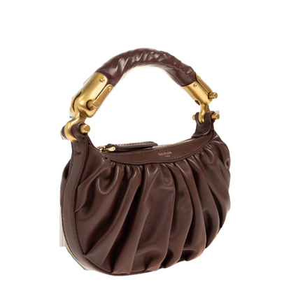 Ébène Mini Calfskin Bag - Burgundy - Image 4