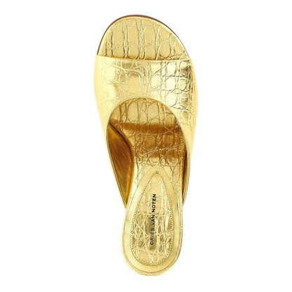 Open-toe leather mules - Image 4