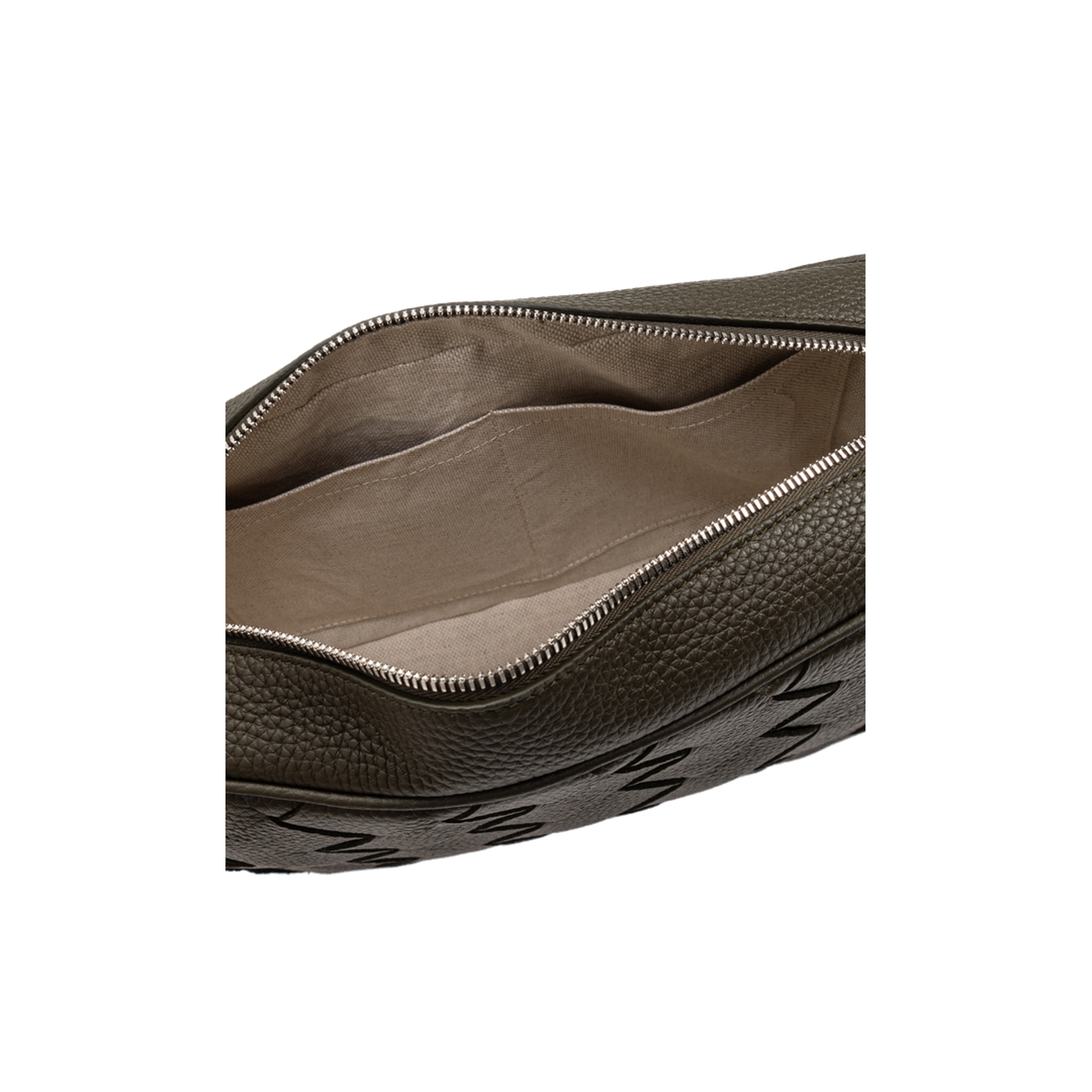 Intrecciato East-west Leather Camera Bags - Kaki - Image 5