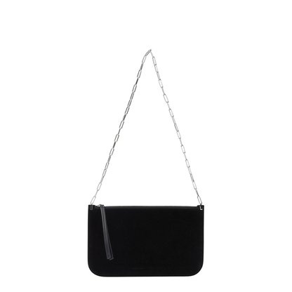 Slip Pouch Suede Pouch - Black - Image 1