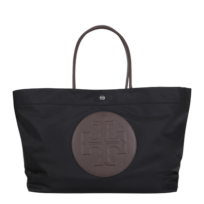 Ella Twist Nylon Shoulder Bag With Maxi Front Logo Patch - Image 1