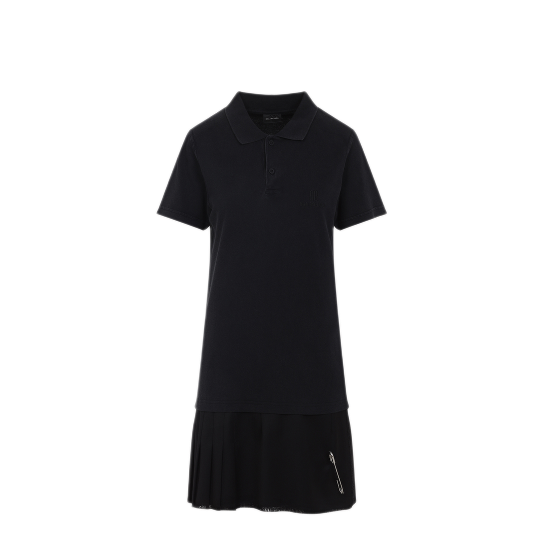 Layered Polo Mini Dress - Image 3