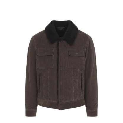 900 Wale Cord Sherling Collar Trucker - Image 2