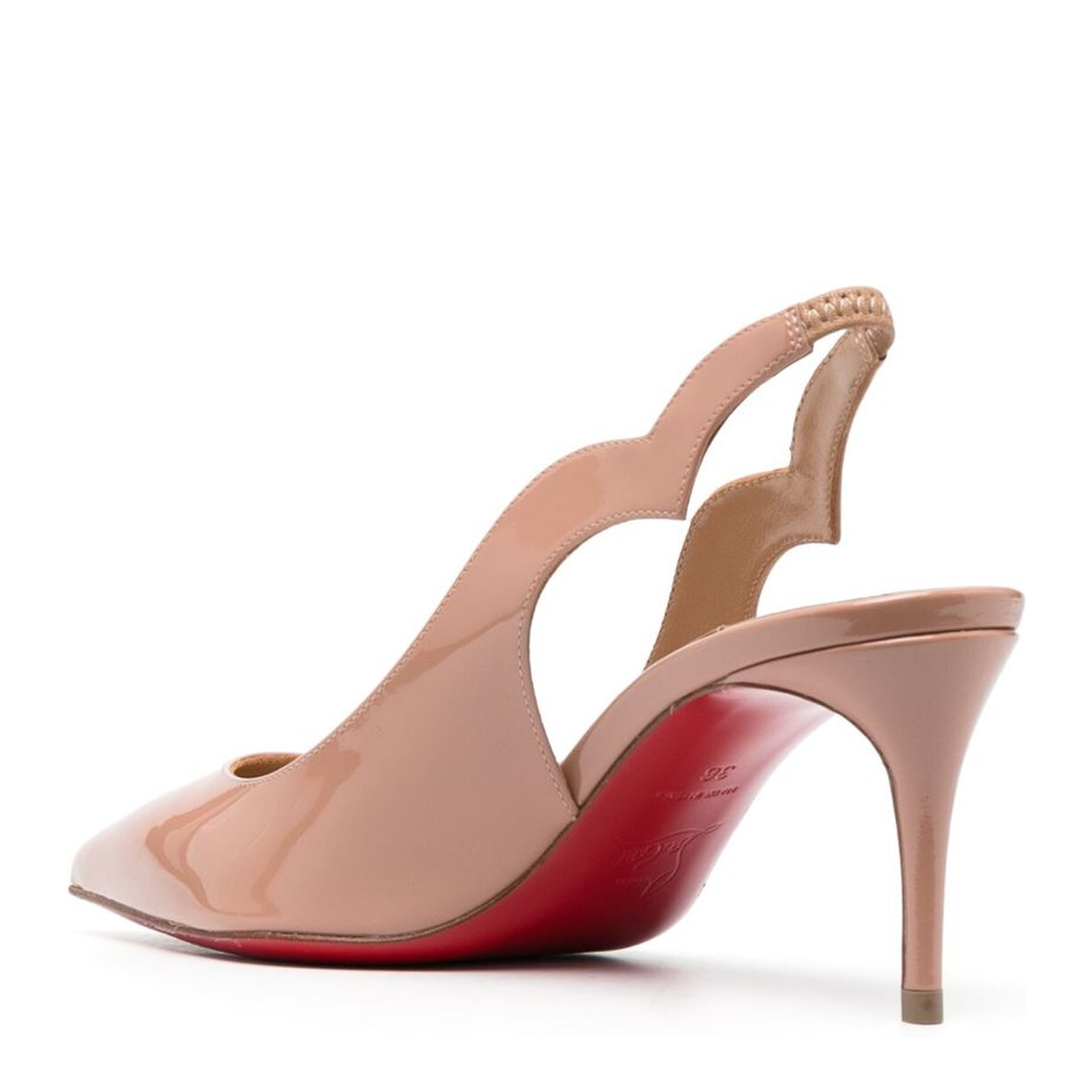 Hot Chick Sling 70 Blush Patent Calf Leather - Image 4