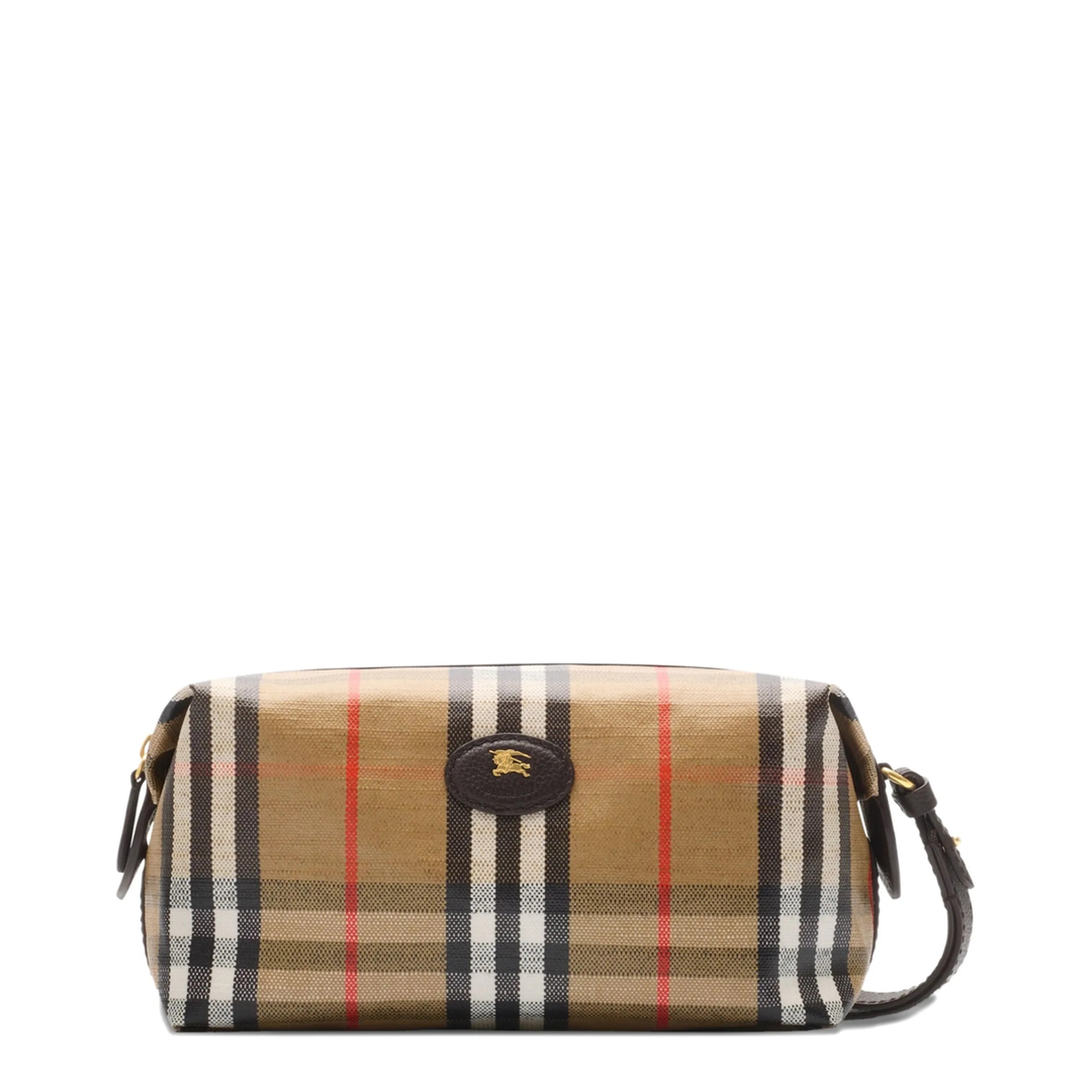 Highlands Medium Canvas Beauty Case - Sand - Image 1