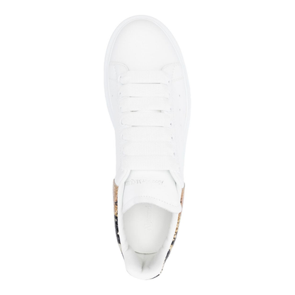 Oversized Sneaker in White/Natural - Image 3
