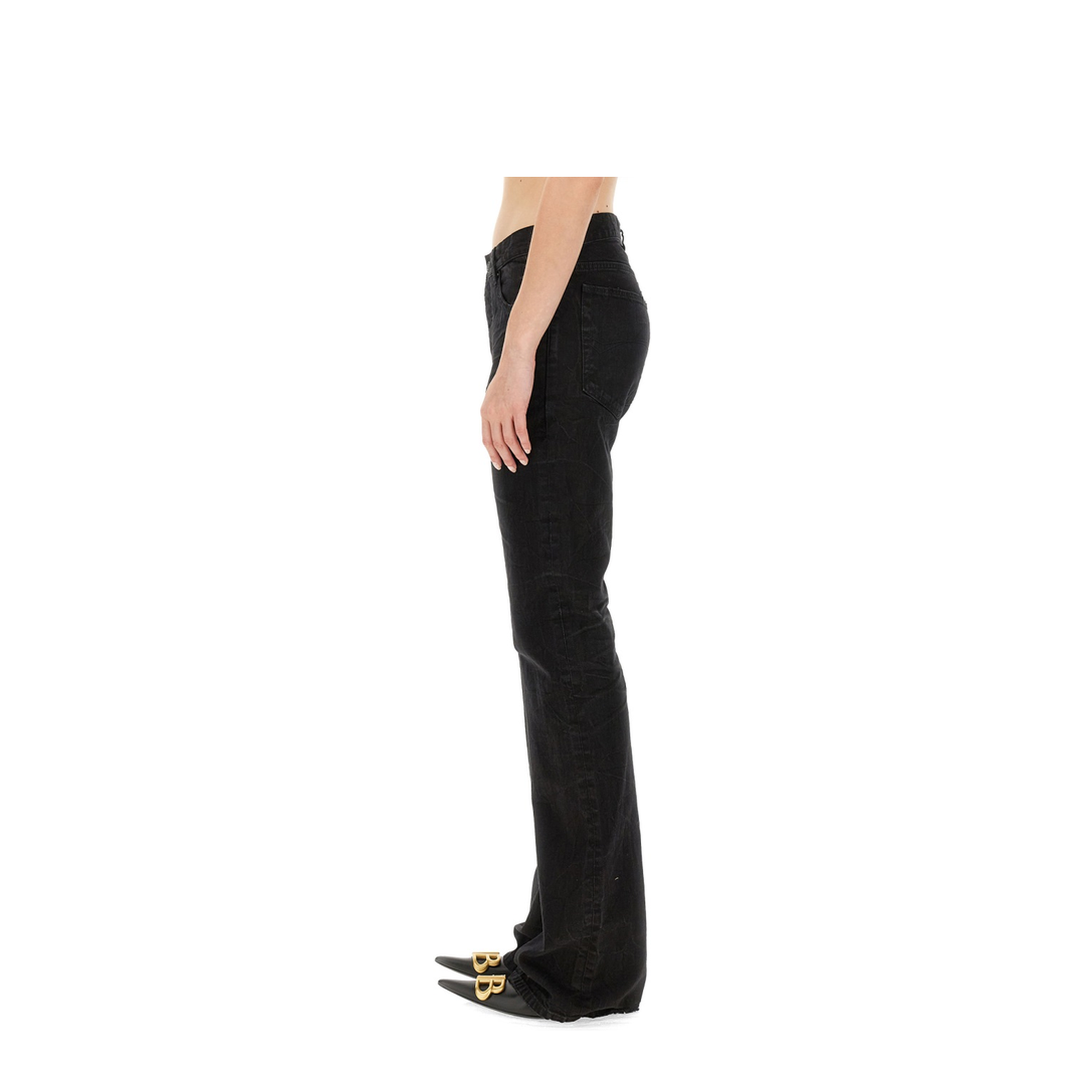 Low Waist Straight Jeans - Image 4