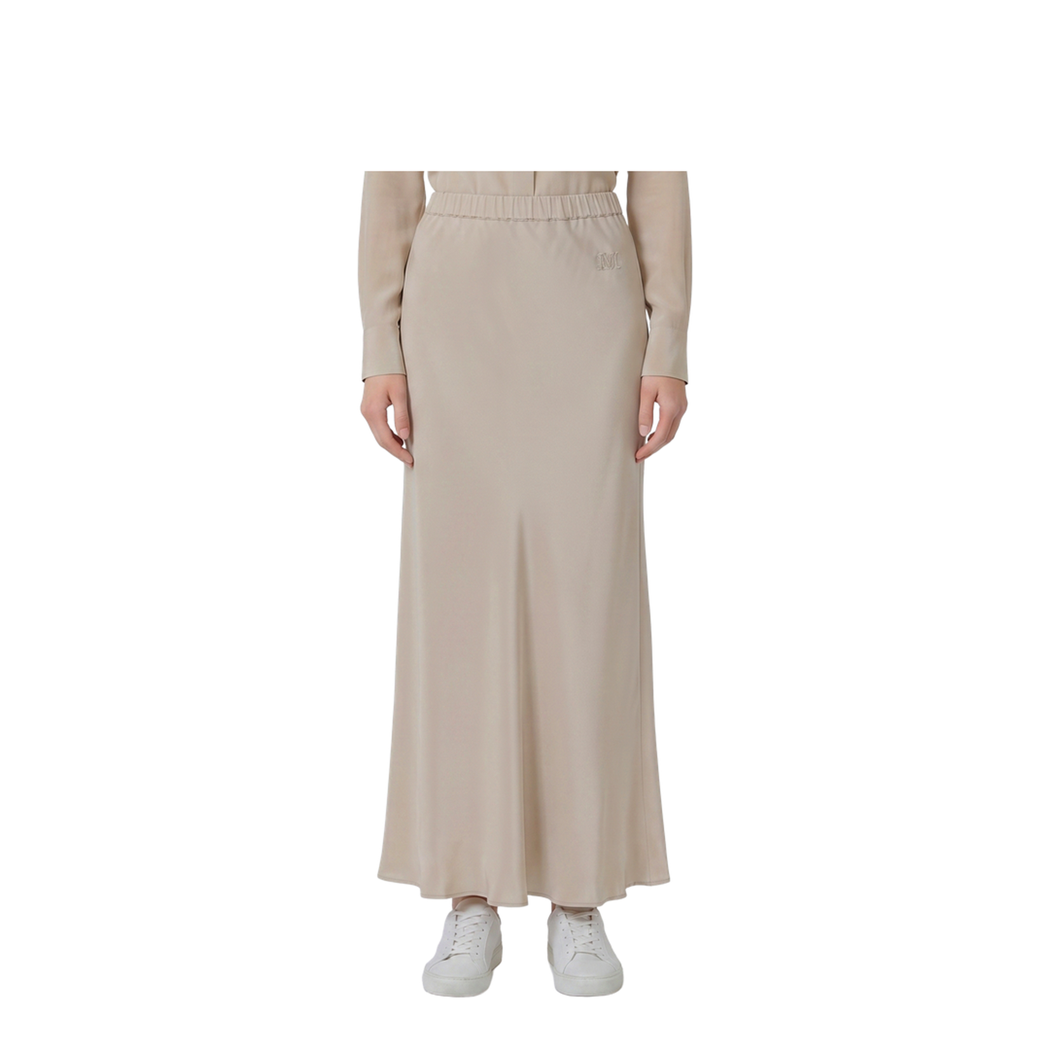 Long Sospiro Silk Skirt - Image 1