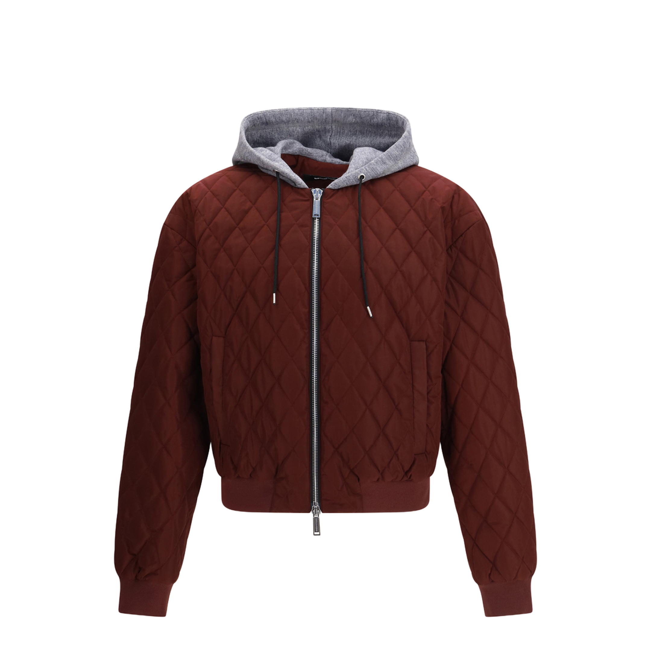 Quilted Hooded Bomber Jacket - Image 1